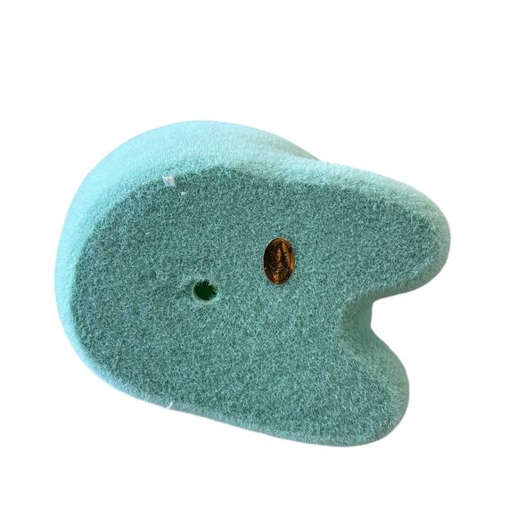 SPRING GATHERINGS 15in Aqua Flocked Bunny With Faux Pearl Ears & Ribbon New - Picture 14 of 15